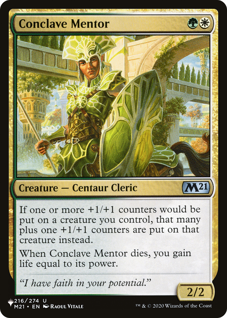 Conclave Mentor [The List] | Odin's Place