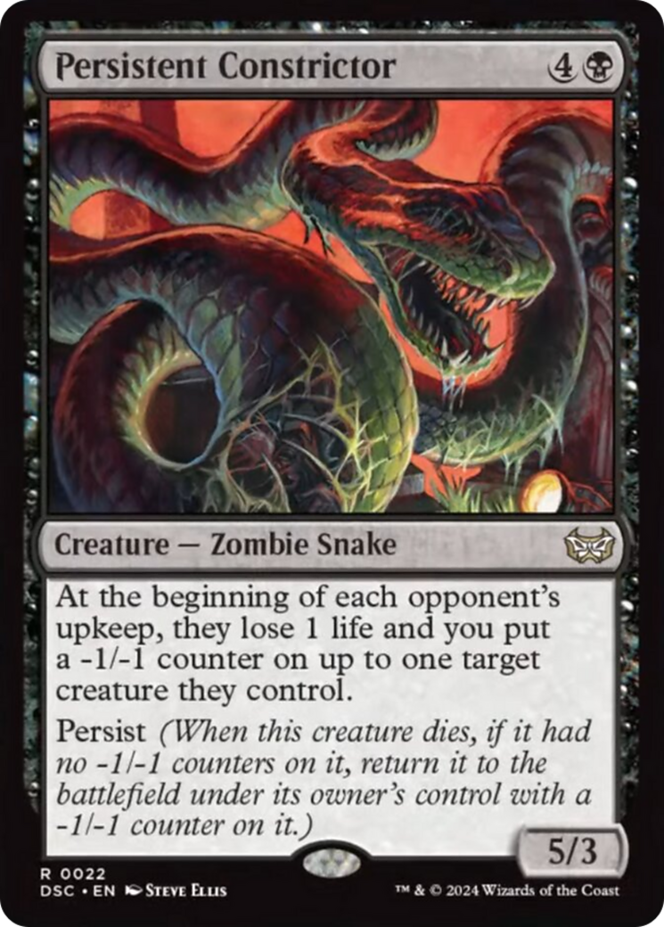 Persistent Constrictor [Duskmourn: House of Horror Commander] | Odin's Place