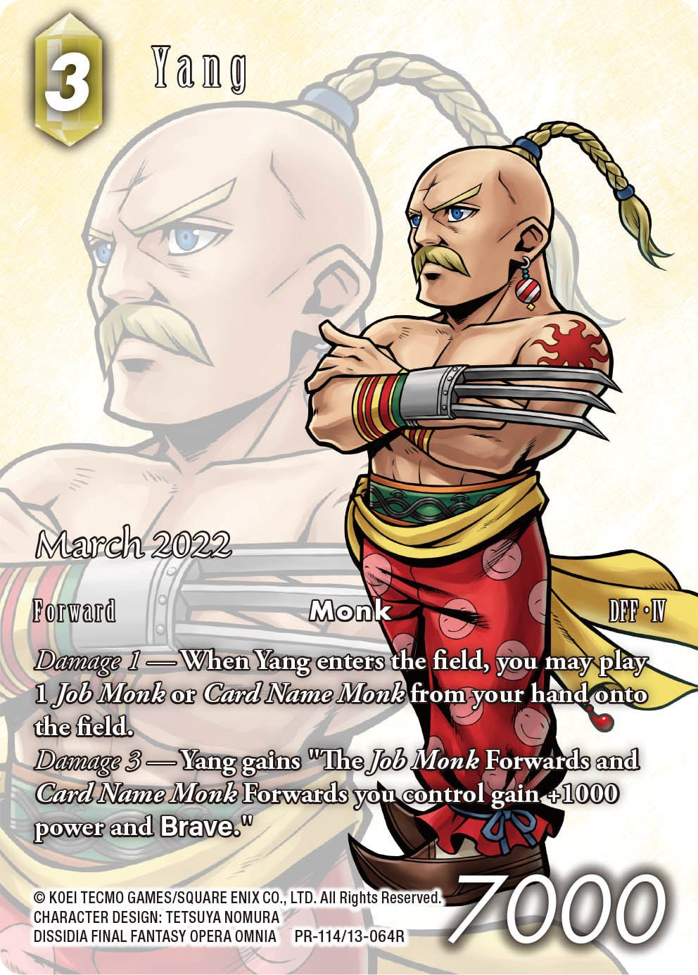 Yang (March 2022) [Opus XIII Promo Cards] | Odin's Place