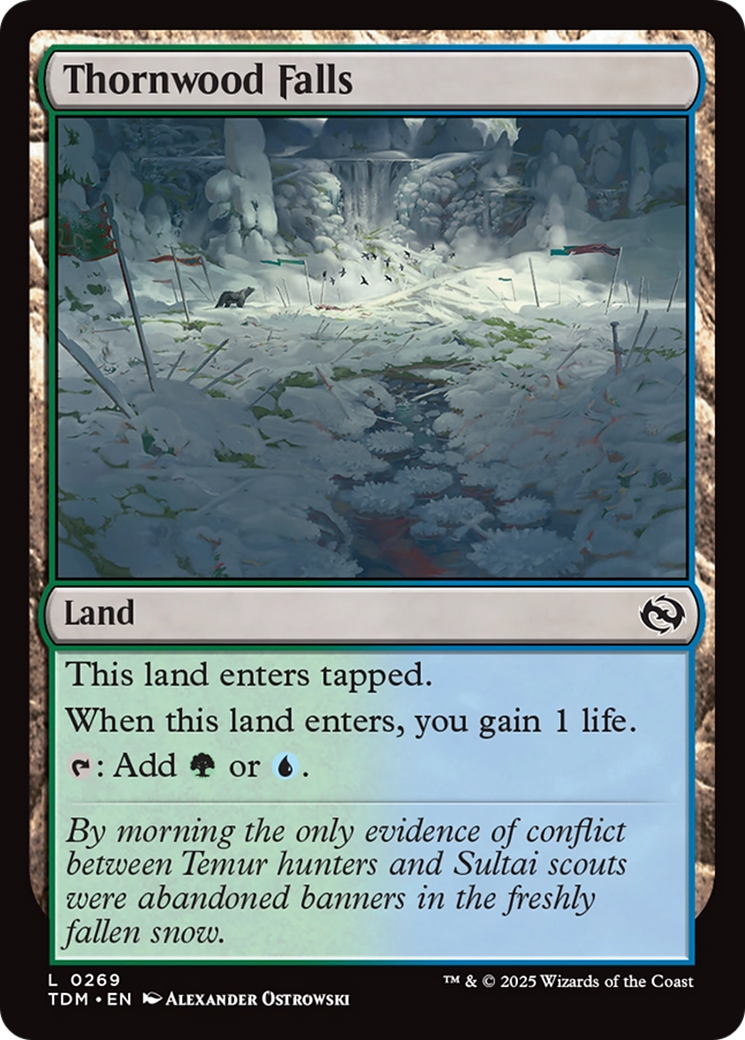Thornwood Falls [Tarkir: Dragonstorm] | Odin's Place