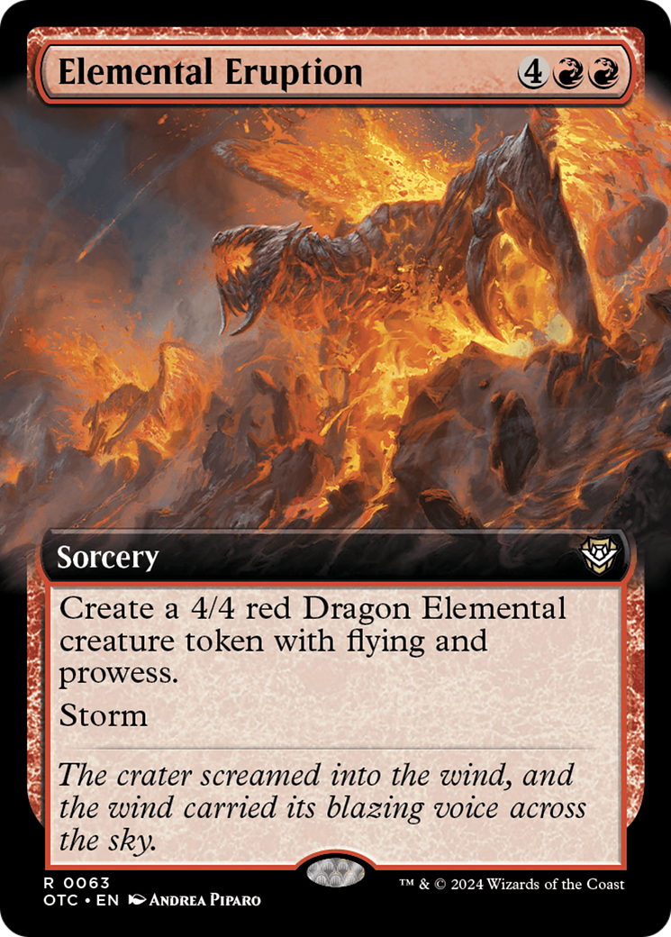 Elemental Eruption (Extended Art) [Outlaws of Thunder Junction Commander] | Odin's Place