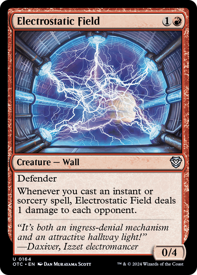 Electrostatic Field [Outlaws of Thunder Junction Commander] | Odin's Place