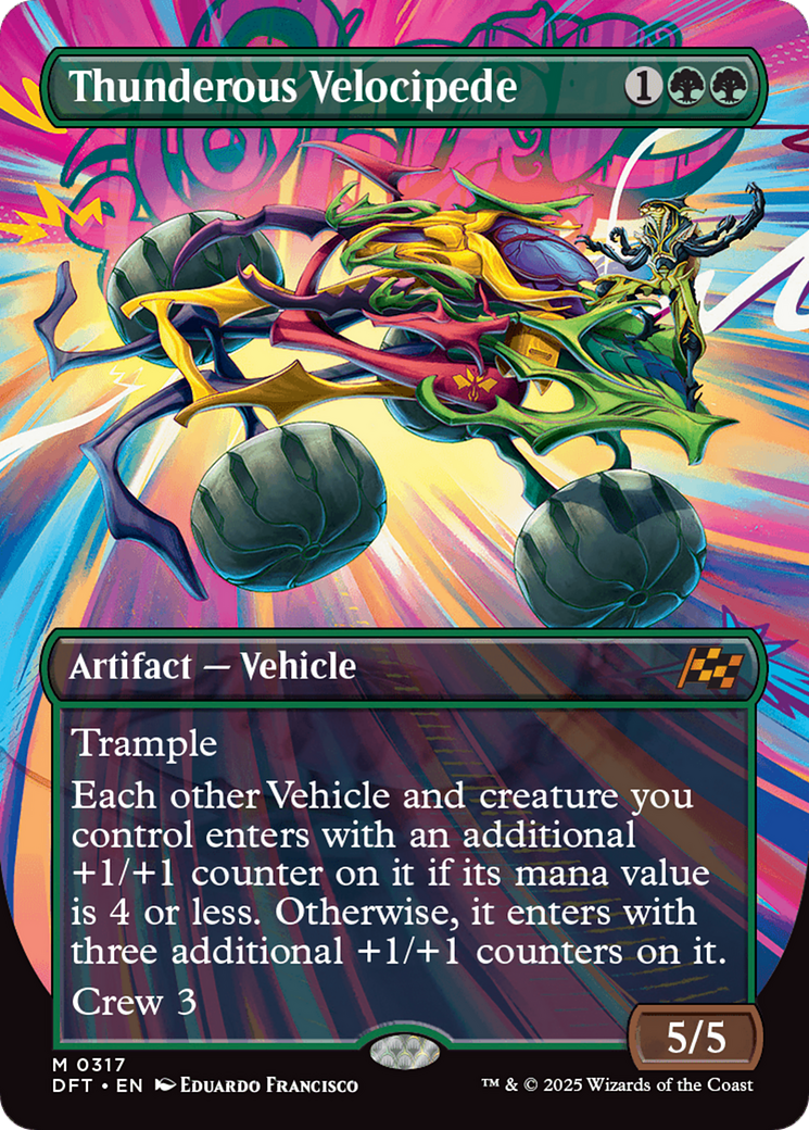 Thunderous Velocipede (Borderless) [Aetherdrift] | Odin's Place