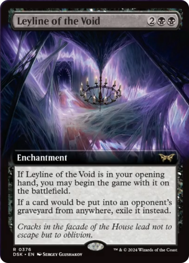 Leyline of the Void (Extended Art) [Duskmourn: House of Horror] | Odin's Place