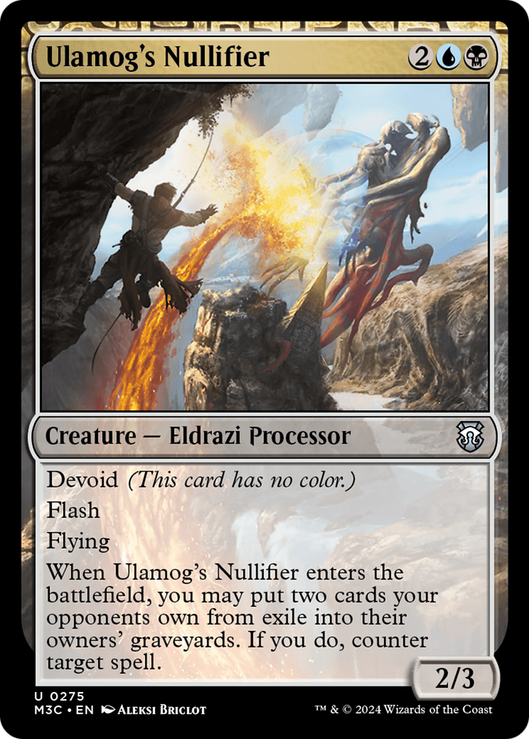 Ulamog's Nullifier (Ripple Foil) [Modern Horizons 3 Commander] | Odin's Place