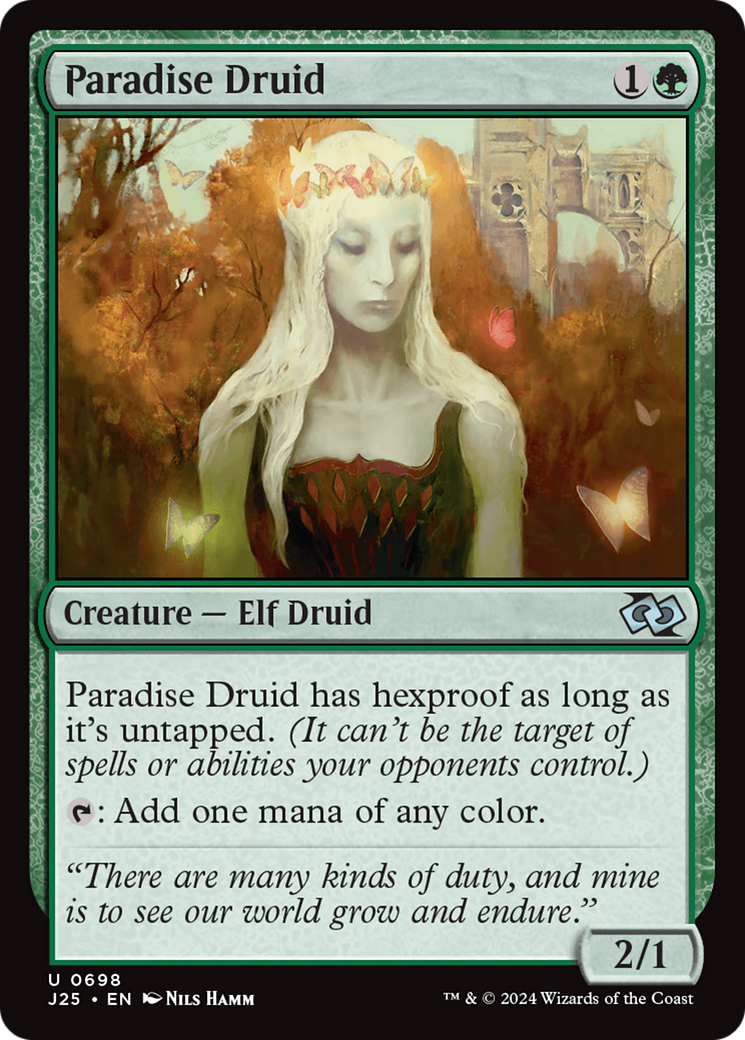 Paradise Druid [Foundations Jumpstart] | Odin's Place