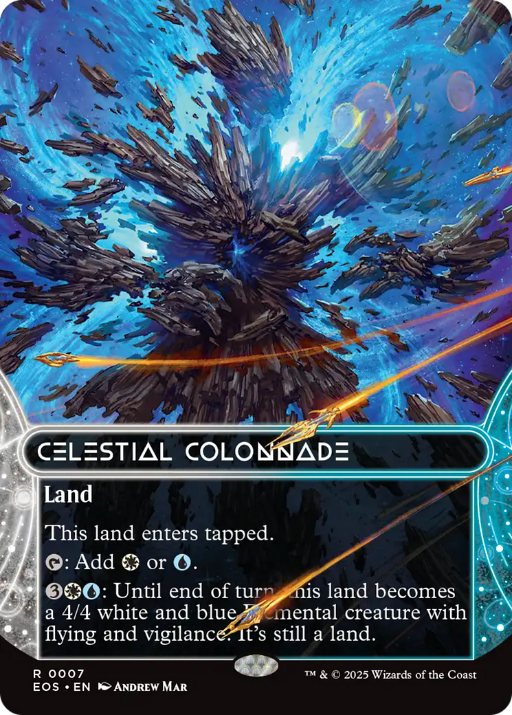 Celestial Colonnade (0007) (Borderless) [Edge of Eternities: Stellar Sights] | Odin's Place