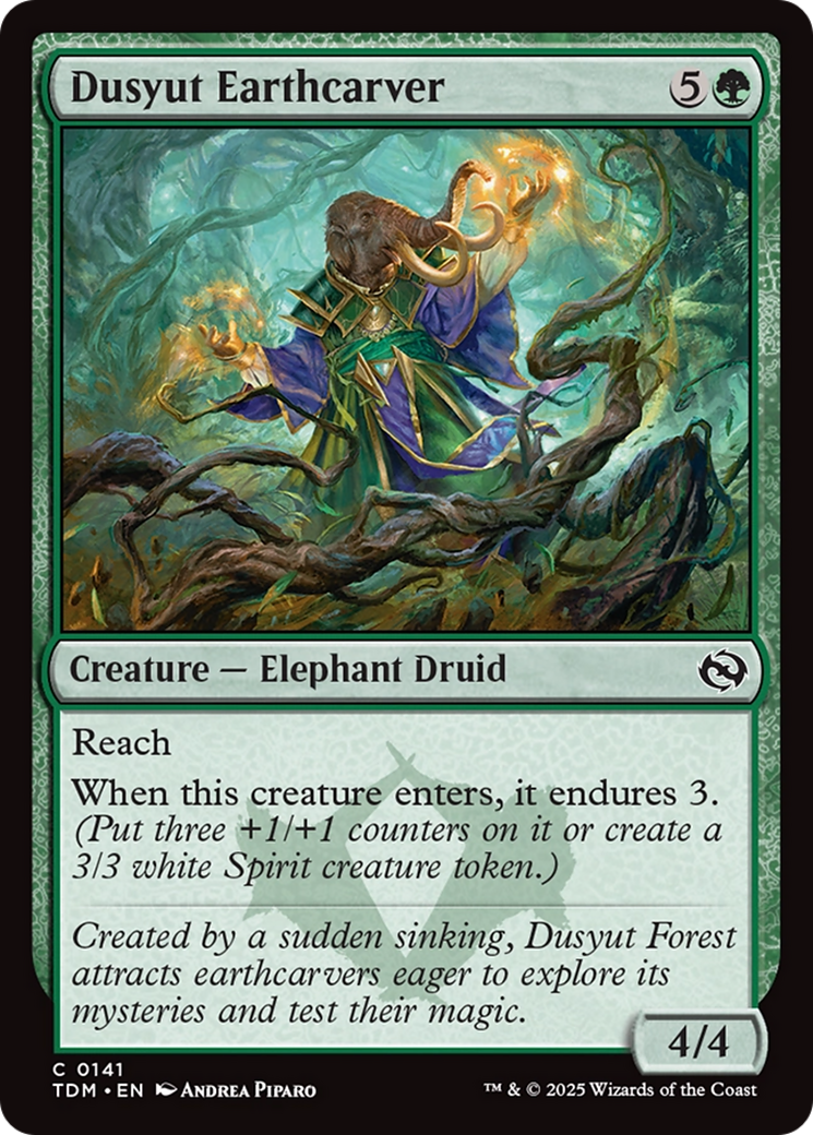 Dusyut Earthcarver [Tarkir: Dragonstorm] | Odin's Place
