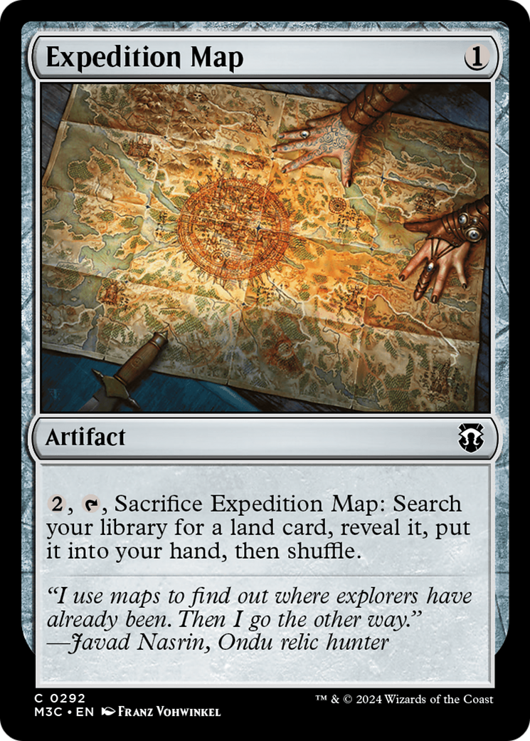 Expedition Map (Ripple Foil) [Modern Horizons 3 Commander] | Odin's Place