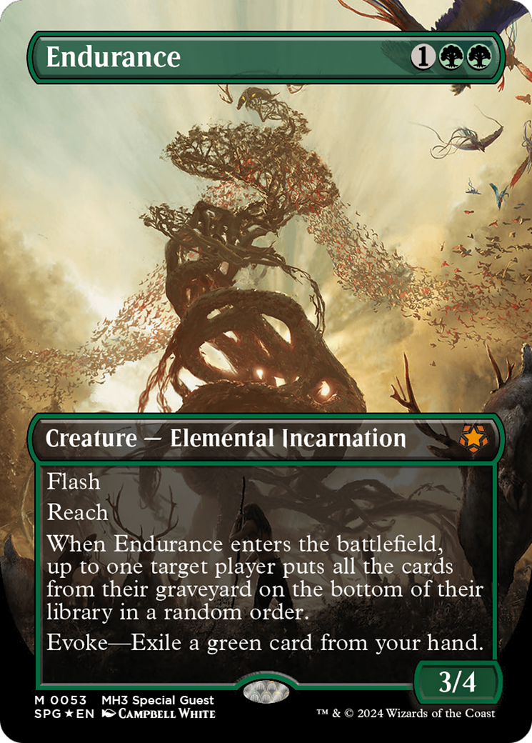 Endurance (Borderless) (Textured Foil) [Modern Horizons 3 Special Guests] | Odin's Place