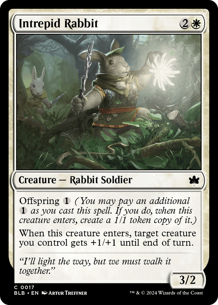 Intrepid Rabbit [Bloomburrow] | Odin's Place