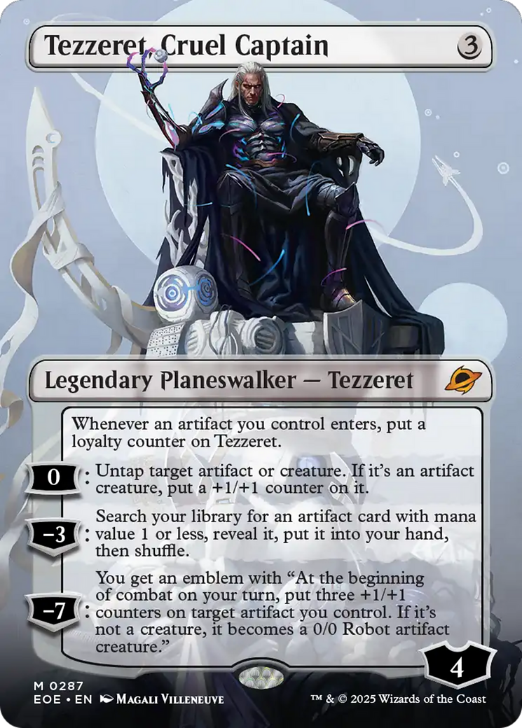 Tezzeret, Cruel Captain (Borderless) [Edge of Eternities] | Odin's Place