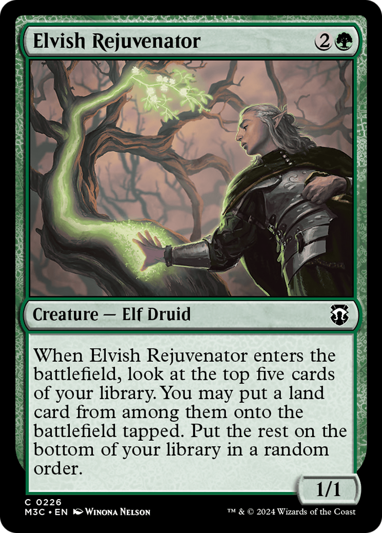 Elvish Rejuvenator (Ripple Foil) [Modern Horizons 3 Commander] | Odin's Place