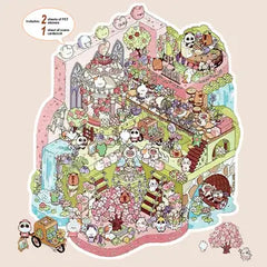 Studio Art Moodioma Kawaii Sticker Story Scene Kit | Odin's Place
