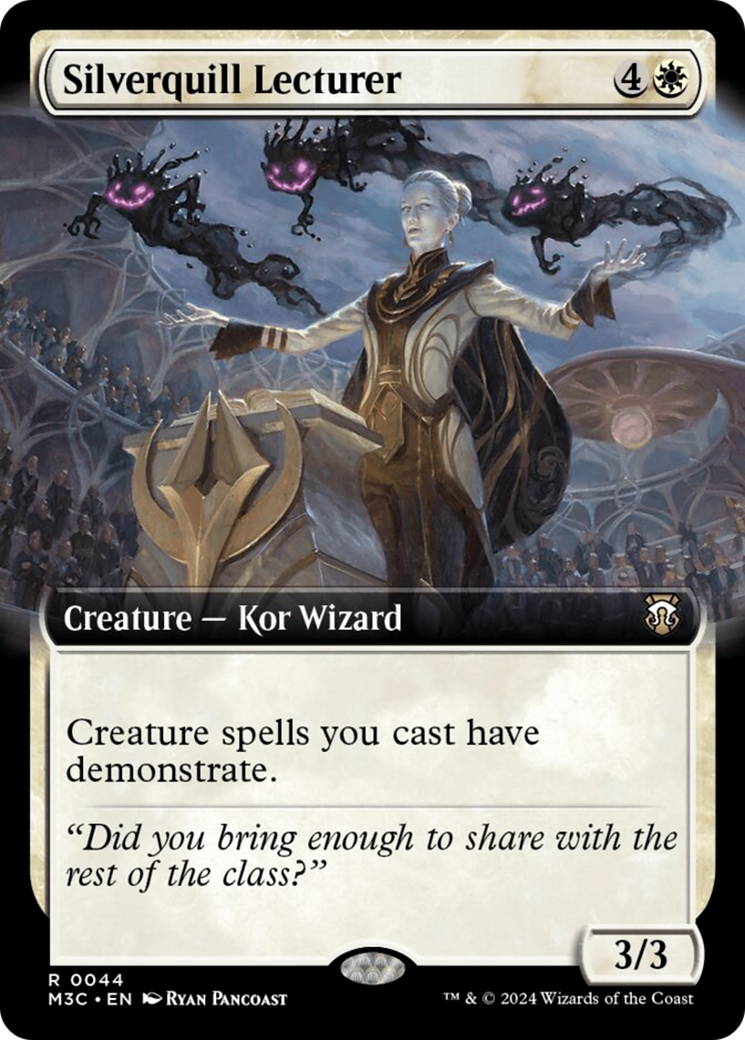 Silverquill Lecturer (Extended Art) [Modern Horizons 3 Commander] | Odin's Place