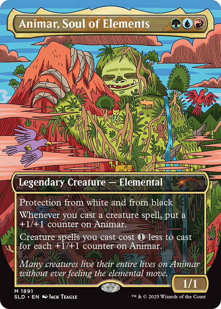 Animar, Soul of Elements (Rainbow Foil) [Secret Lair Drop Series] | Odin's Place