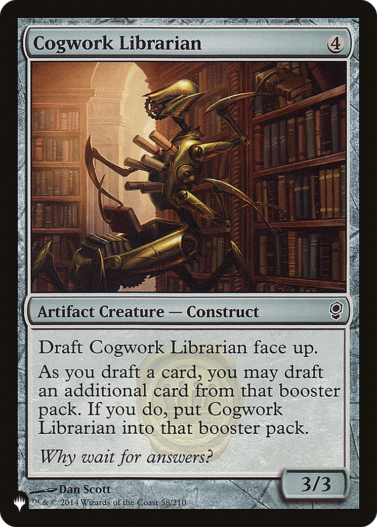 Cogwork Librarian [The List] | Odin's Place