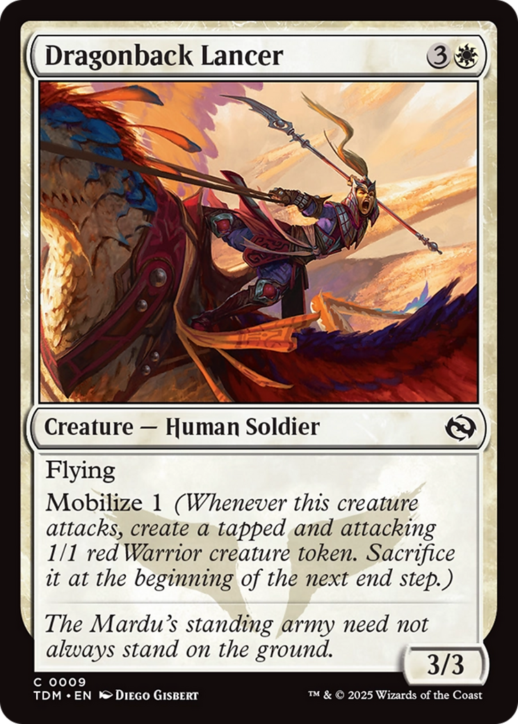 Dragonback Lancer [Tarkir: Dragonstorm] | Odin's Place