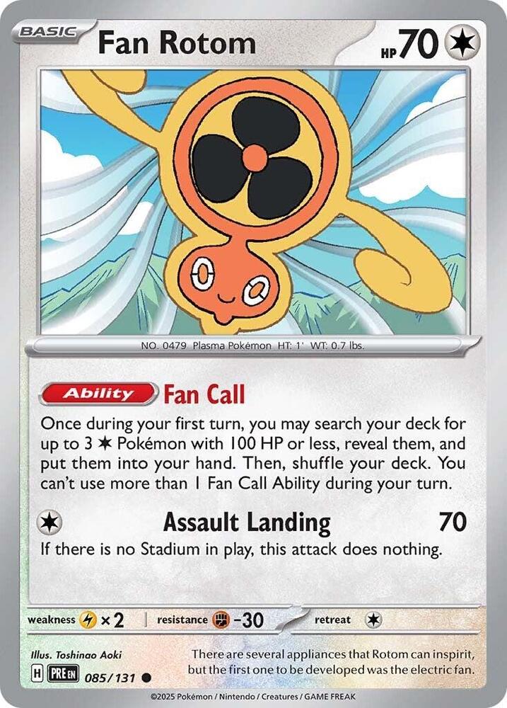 Fan Rotom (085/131) [Scarlet & Violet: Prismatic Evolutions] | Odin's Place
