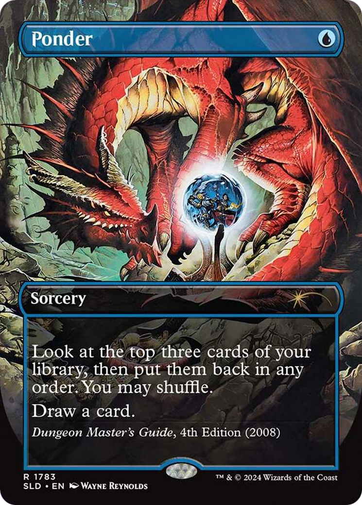 Ponder (1783) (Rainbow Foil) [Secret Lair Drop Series] | Odin's Place