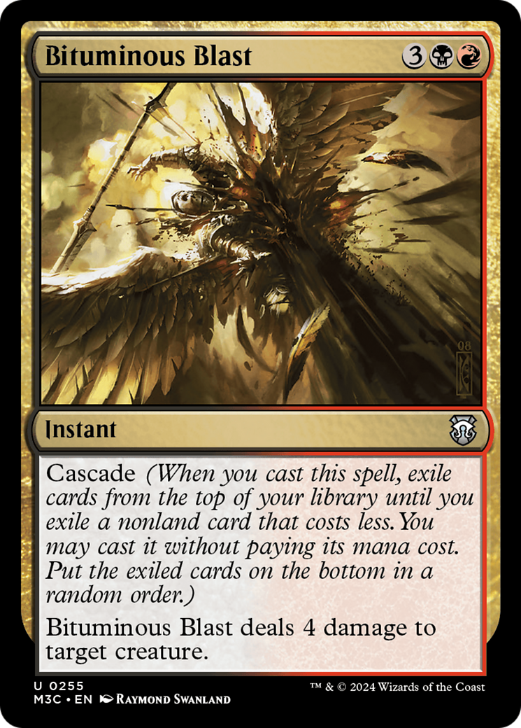 Bituminous Blast (Ripple Foil) [Modern Horizons 3 Commander] | Odin's Place