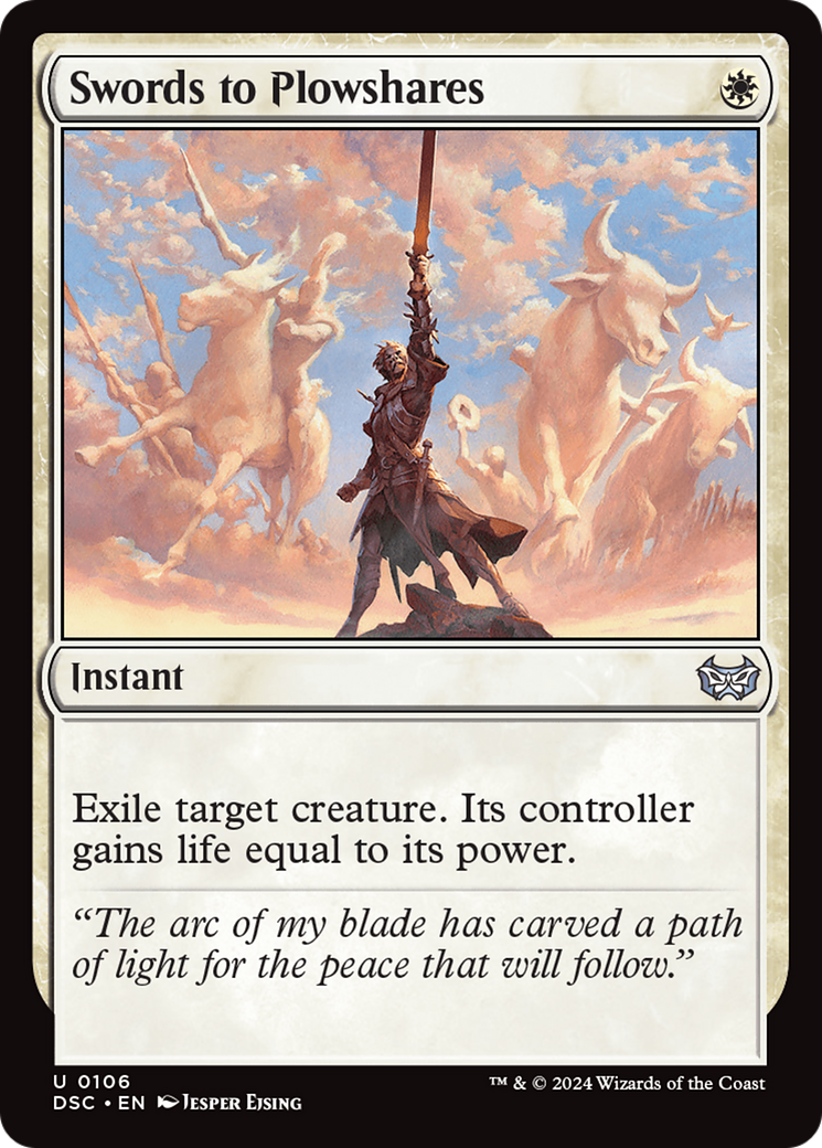 Swords to Plowshares [Duskmourn: House of Horror Commander] | Odin's Place