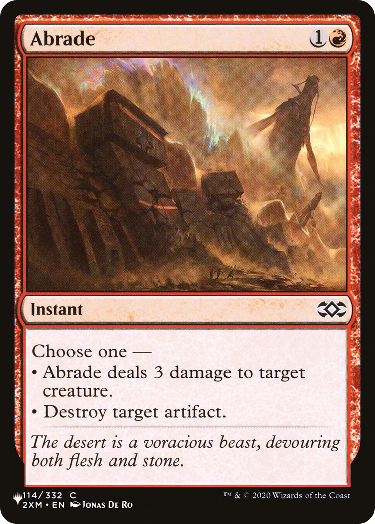 Abrade (2XM) [The List] | Odin's Place