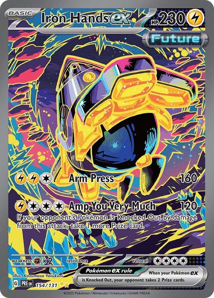Iron Hands ex (154/131) [Scarlet & Violet: Prismatic Evolutions] | Odin's Place