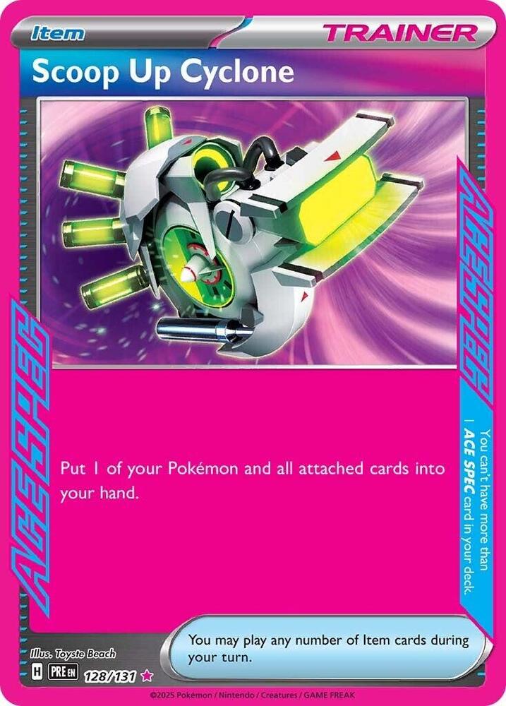 Scoop Up Cyclone (128/131) [Scarlet & Violet: Prismatic Evolutions] | Odin's Place