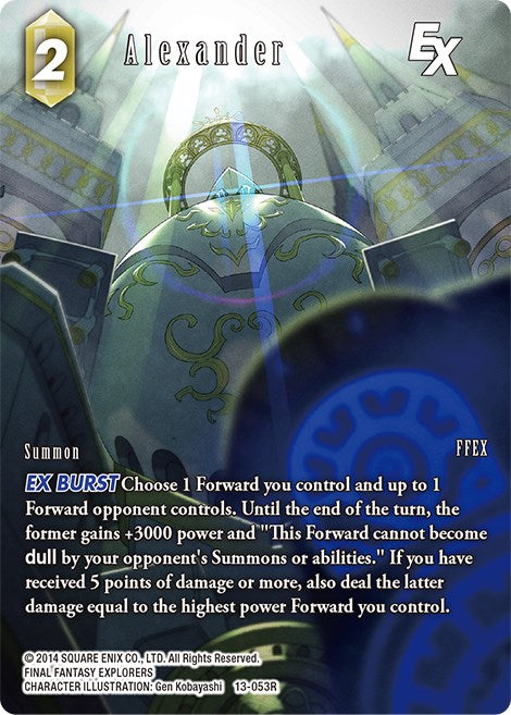 Alexander EX (Full Art) [Opus XIII: Crystal Radiance] | Odin's Place