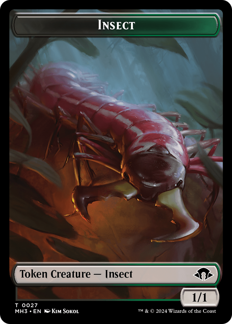 Insect Token (0027) [Modern Horizons 3 Tokens] | Odin's Place