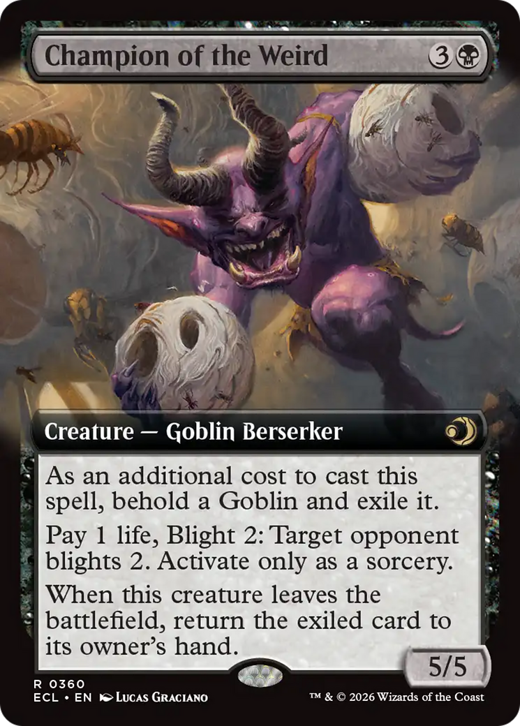 Champion of the Weird (Extended Art) [Lorwyn Eclipsed] | Odin's Place