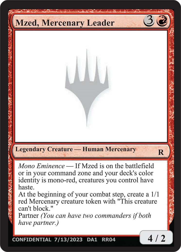 Mzed, Mercenary Leader [Unknown Event] | Odin's Place