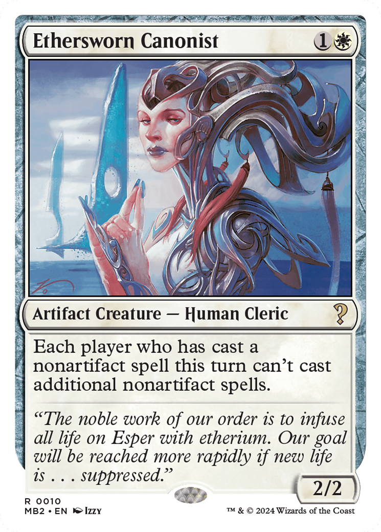 Ethersworn Canonist (White Border) [Mystery Booster 2] | Odin's Place