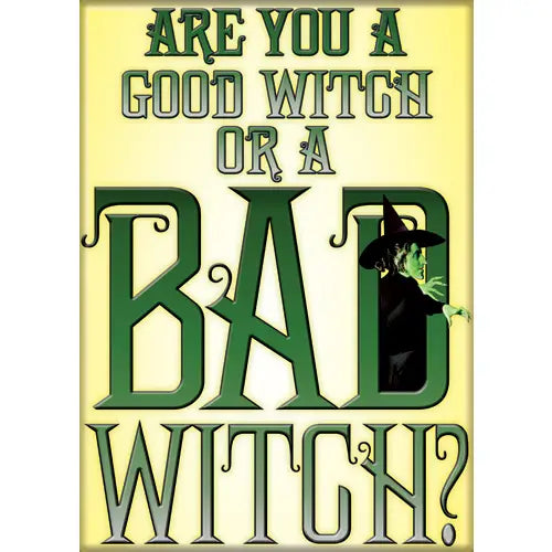 Wizard of oz Bad Witch Magnet 2.5" X 3.5" | Odin's Place