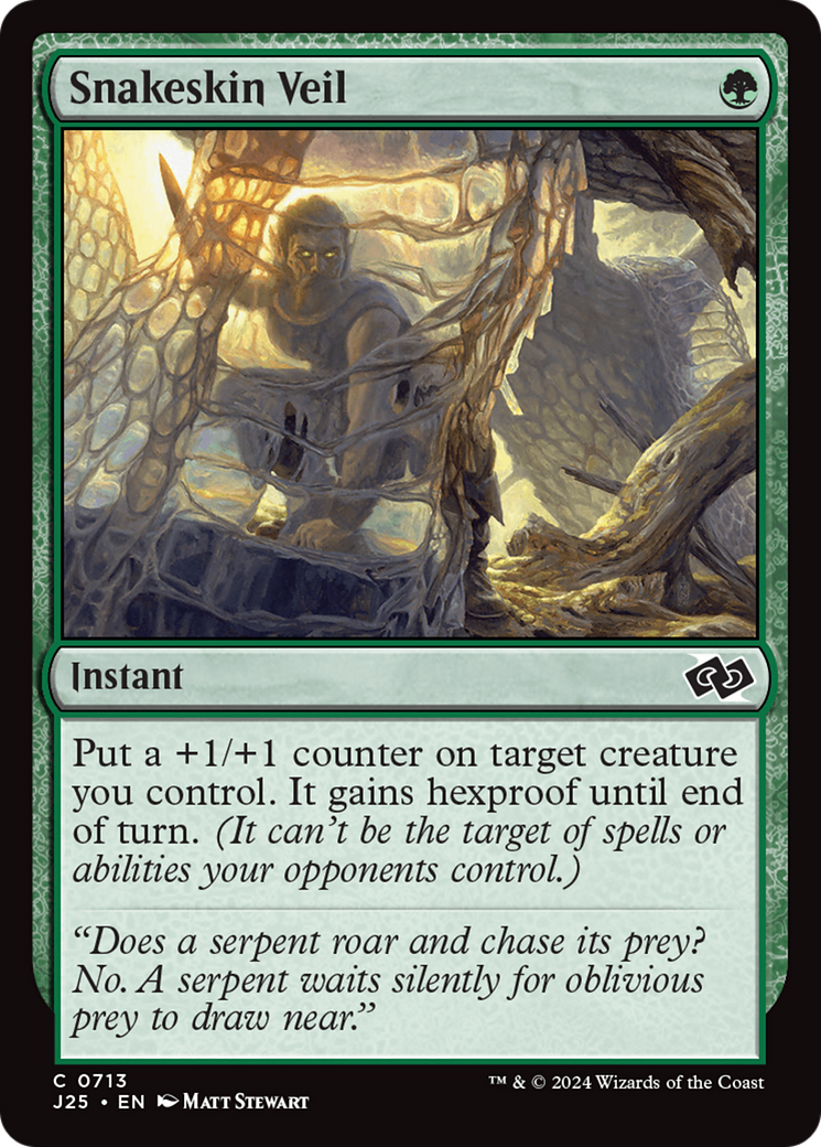Snakeskin Veil [Foundations Jumpstart] | Odin's Place