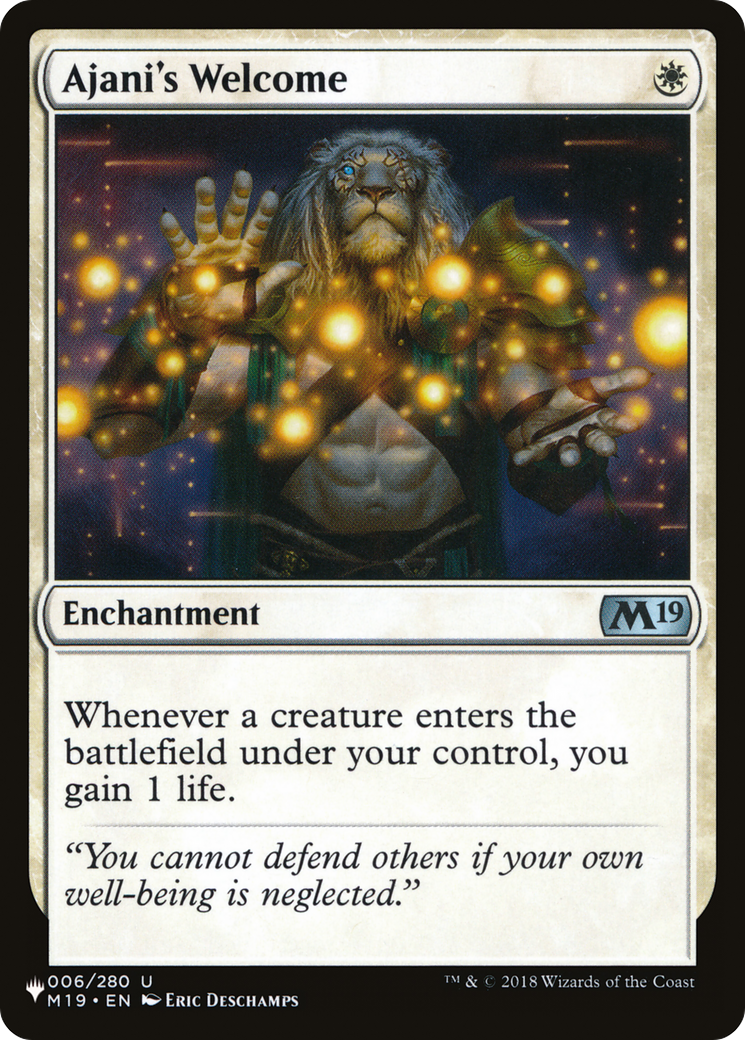 Ajani's Welcome [The List] | Odin's Place