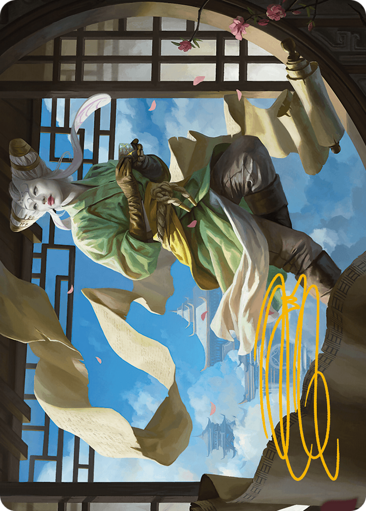 Tamiyo, Inquisitive Student Art Card (Gold-Stamped Signature) [Modern Horizons 3 Art Series] | Odin's Place