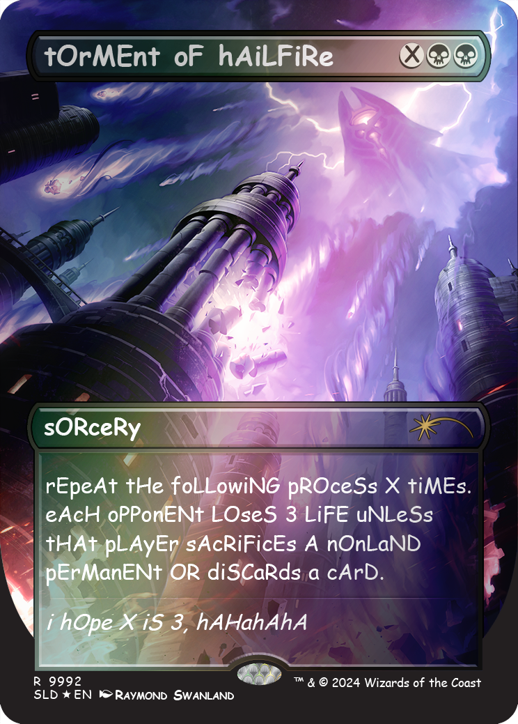 tOrMEnt oF hAiLFiRe (Rainbow Foil) [Secret Lair Drop Series] | Odin's Place