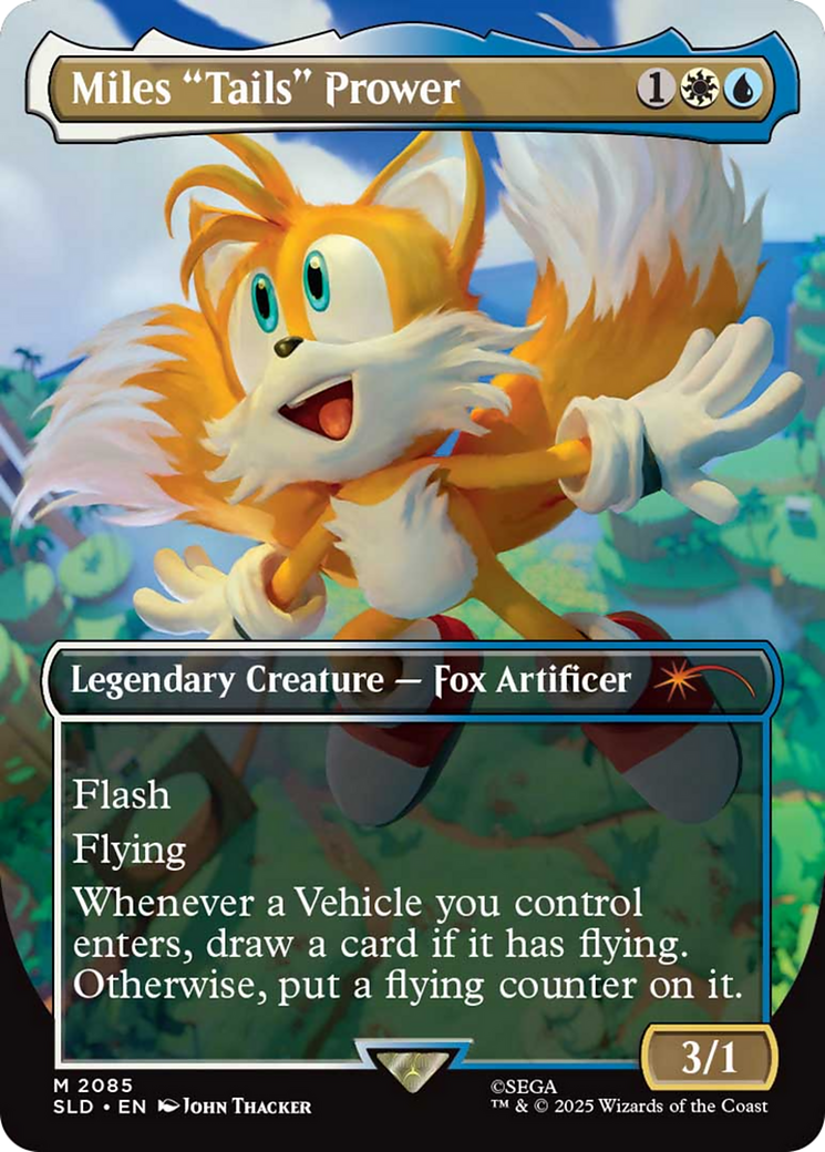 Miles "Tails" Prower (Rainbow Foil) [Secret Lair Drop Series] | Odin's Place