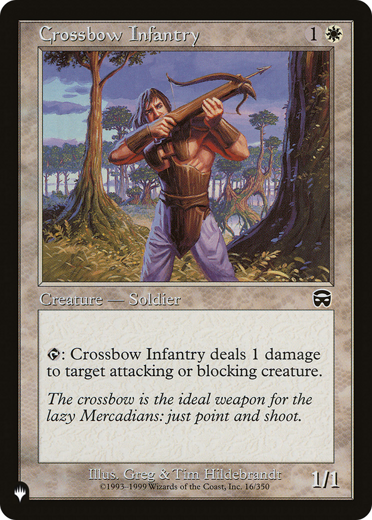 Crossbow Infantry [The List] | Odin's Place