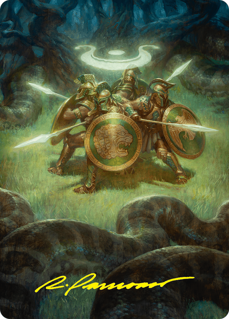 Anthem of Champions Art Card (47/54) (Gold-Stamped Signature) [Foundations Art Series] | Odin's Place