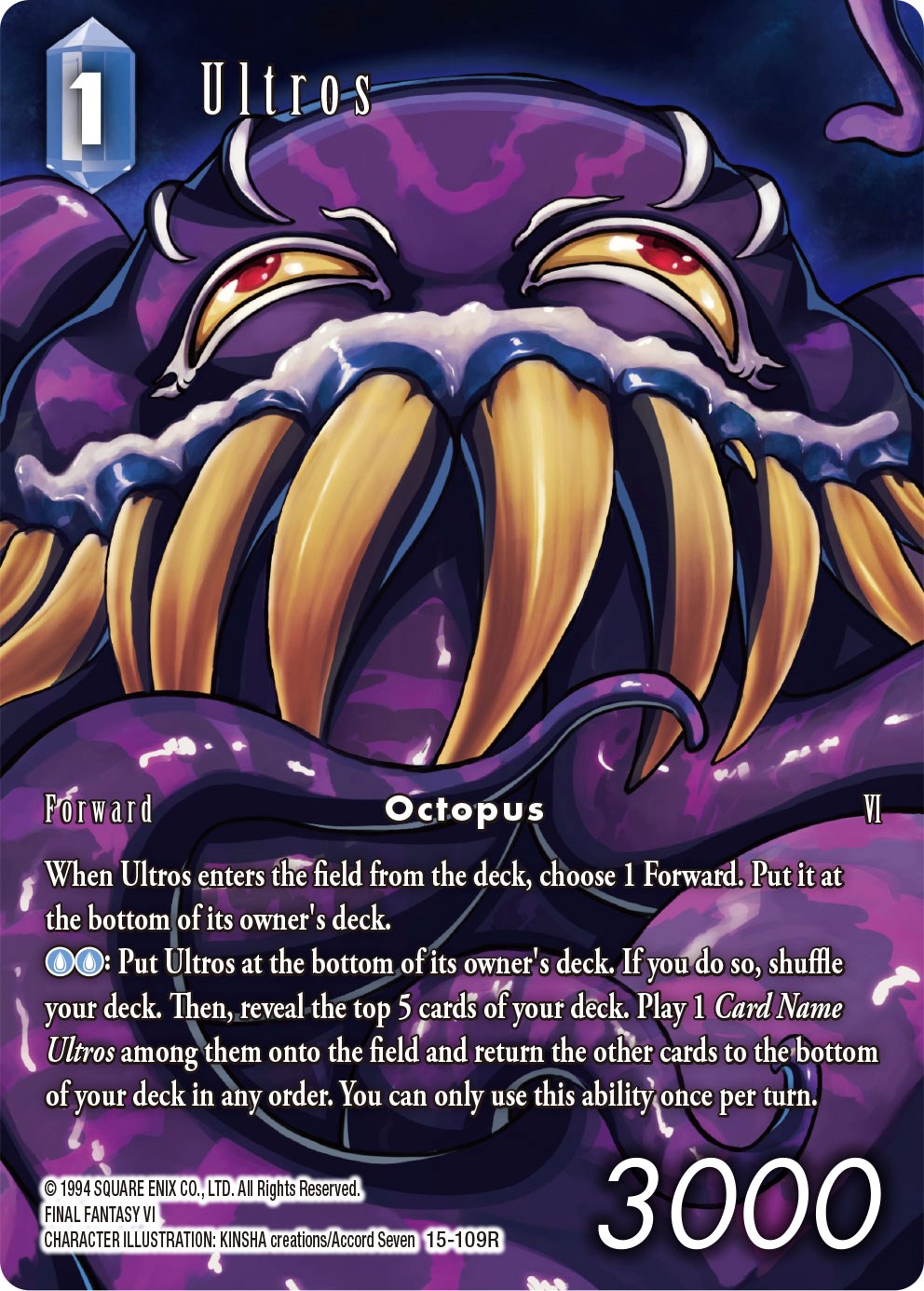 Ultros (Full Art) [Crystal Dominion] | Odin's Place