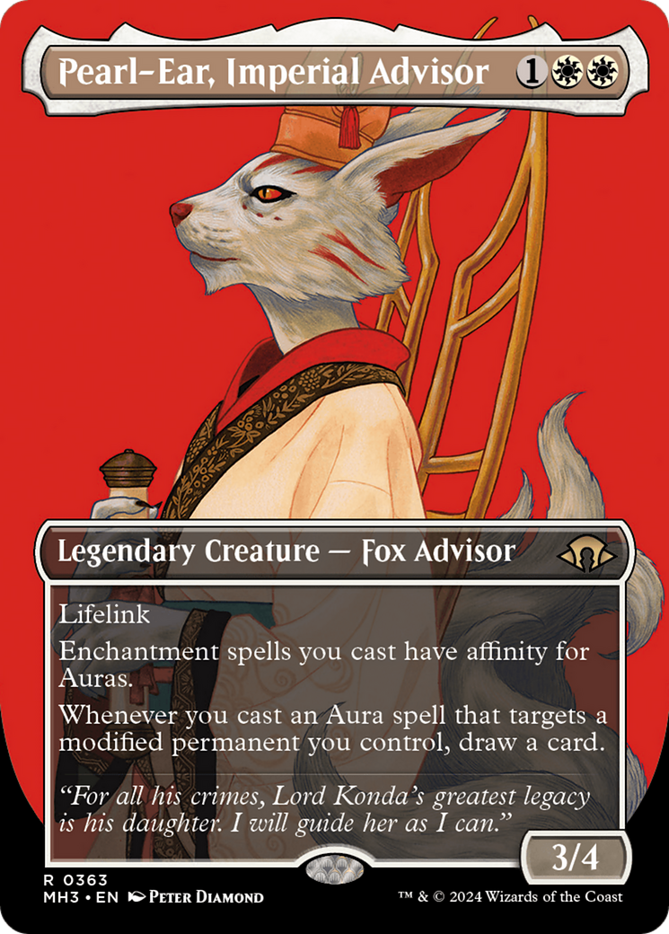 Pearl-Ear, Imperial Advisor (Borderless) [Modern Horizons 3] | Odin's Place