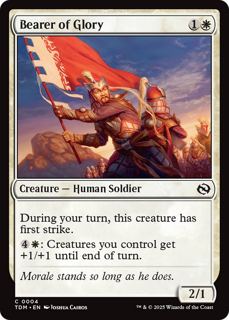 Bearer of Glory [Tarkir: Dragonstorm] | Odin's Place