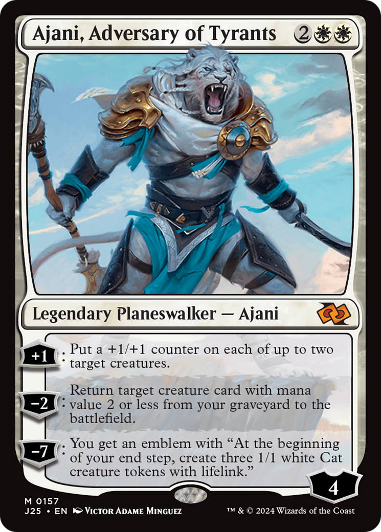 Ajani, Adversary of Tyrants [Foundations Jumpstart] | Odin's Place
