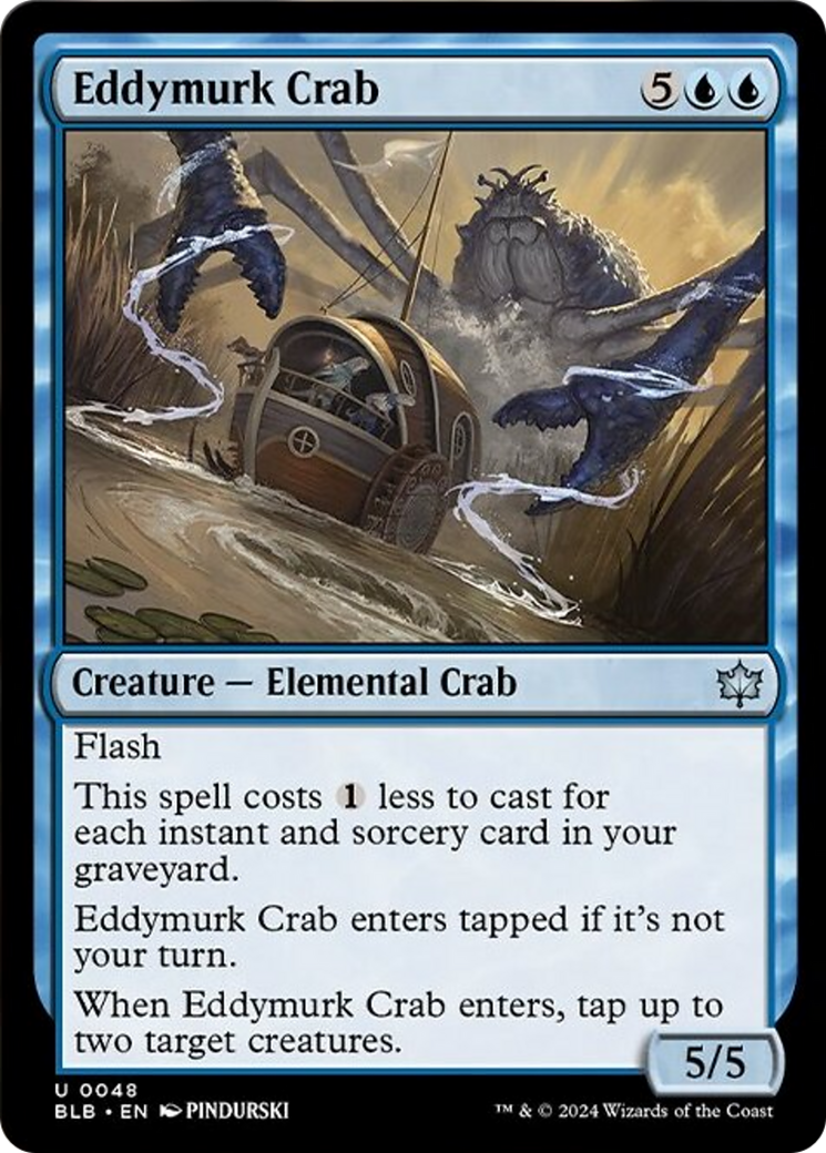 Eddymurk Crab [Bloomburrow] | Odin's Place