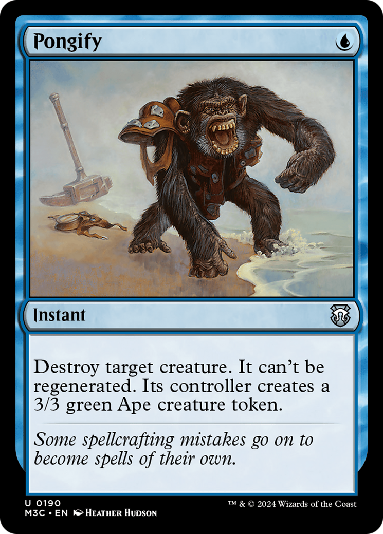 Pongify (Ripple Foil) [Modern Horizons 3 Commander] | Odin's Place