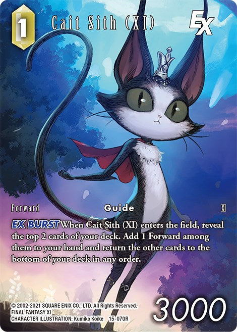 Cait Sith (XI) EX (Full Art) [Crystal Dominion] | Odin's Place