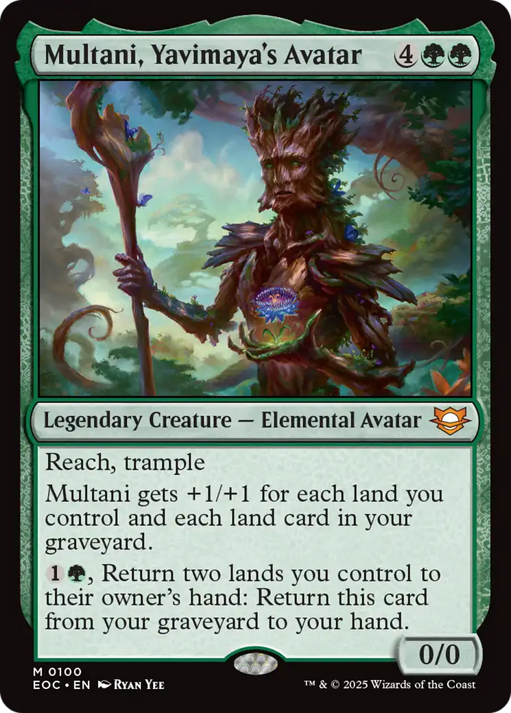 Multani, Yavimaya's Avatar [Edge of Eternities Commander] | Odin's Place